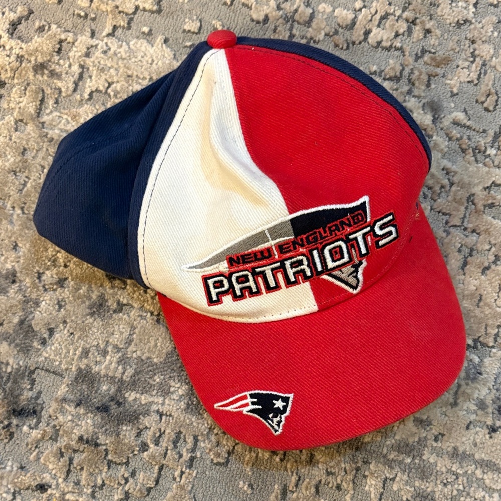 🏈Red and Blue patriots Cap